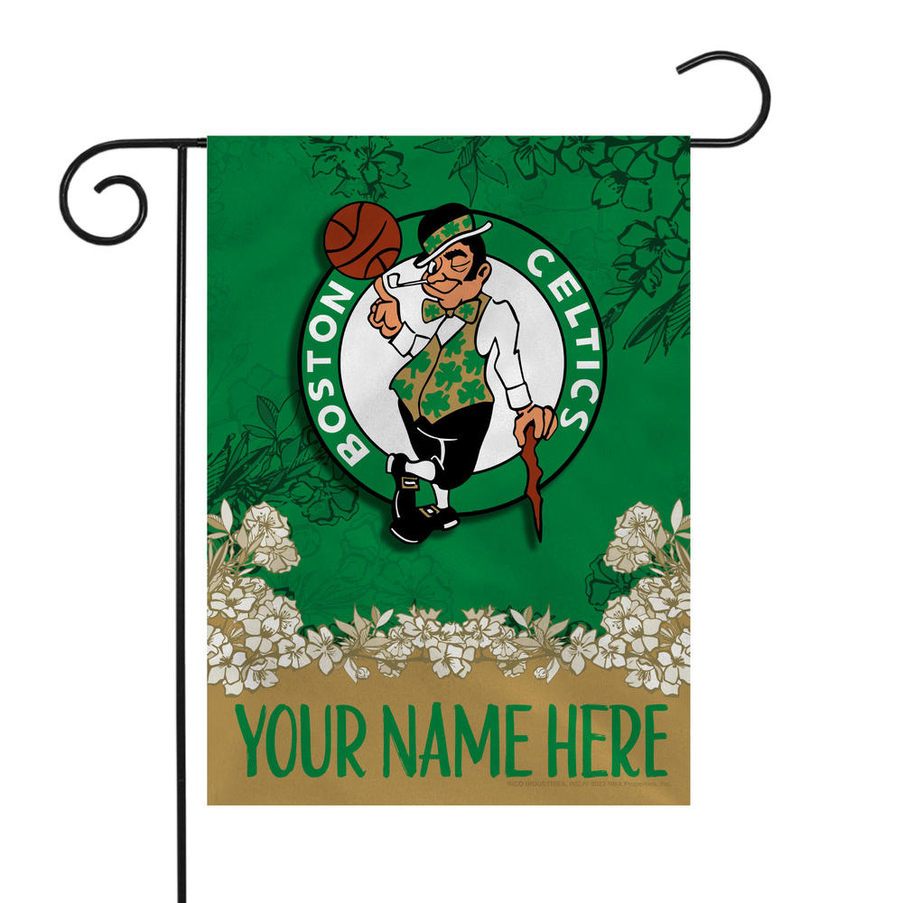 Rico Industries NBA Basketball Boston Celtics  Personalized Garden Flag