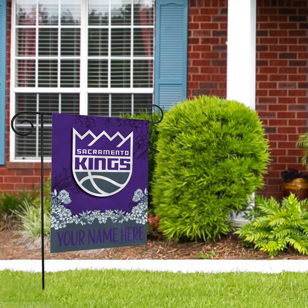 Rico Industries NBA Basketball Sacramento Kings  Personalized Garden Flag