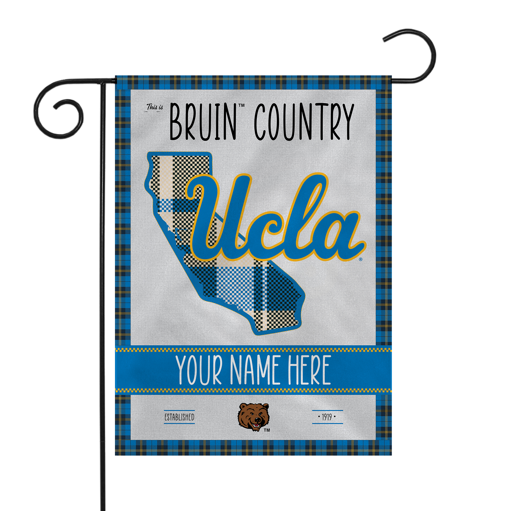 Rico NCAA Rico Industries California-Los Angeles Bruins This is Bruins Country 13" x 18" Double Sided