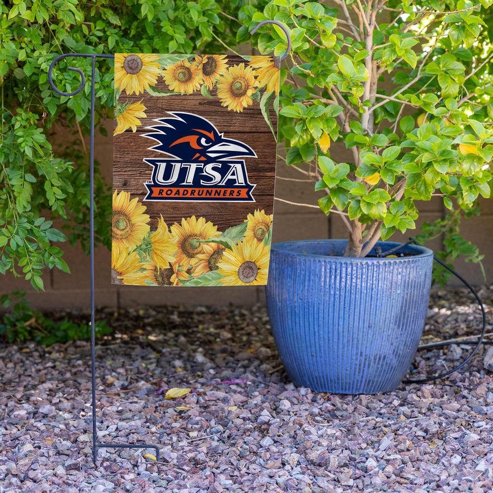 Rico Industries NCAA  Texas-San Antonio Roadrunners - UTSA Sunflower Spring Double Sided Garden Flag