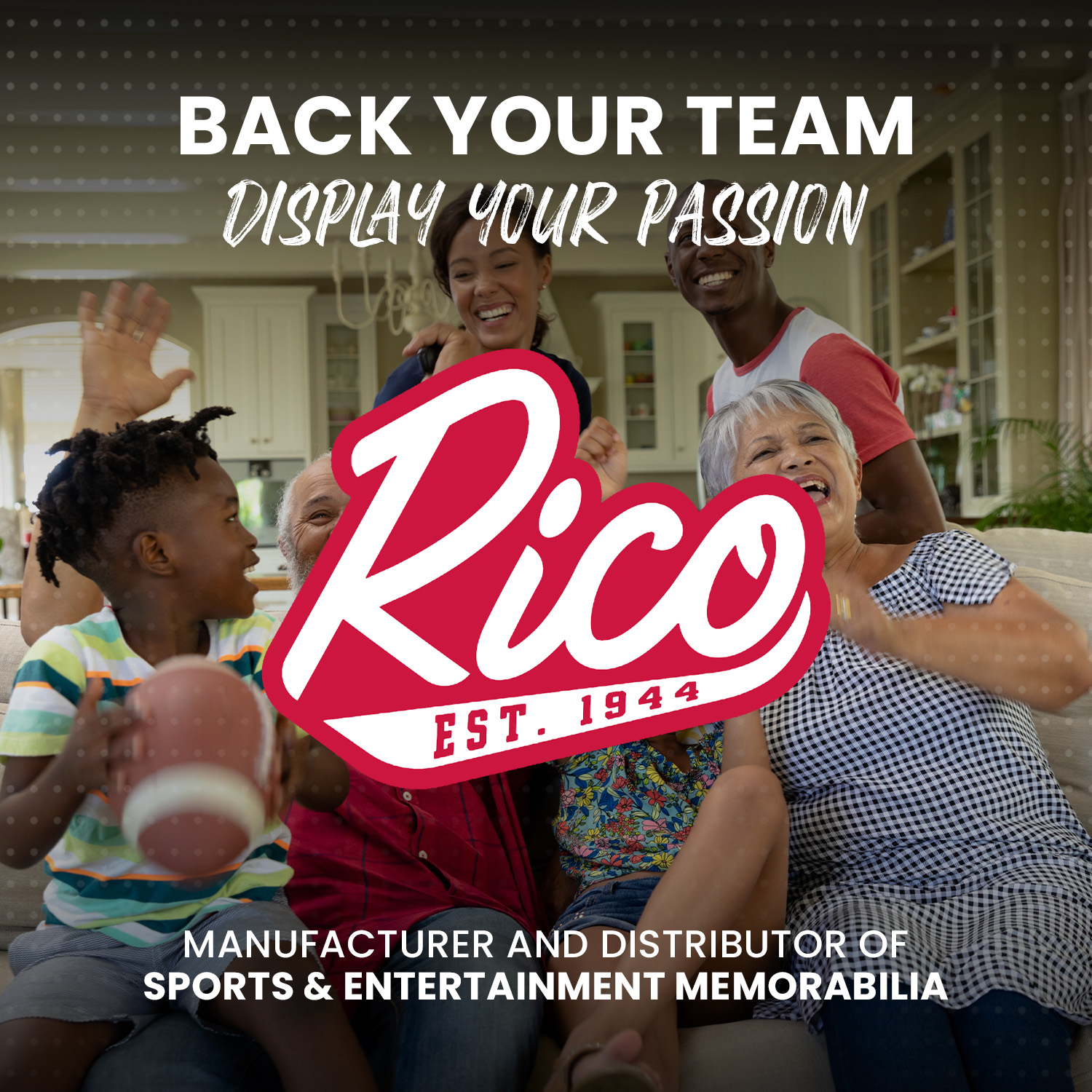 Rico NFL Rico Industries Los Angeles Rams  Soft Felt 12X30 Pennant W/ Header Card