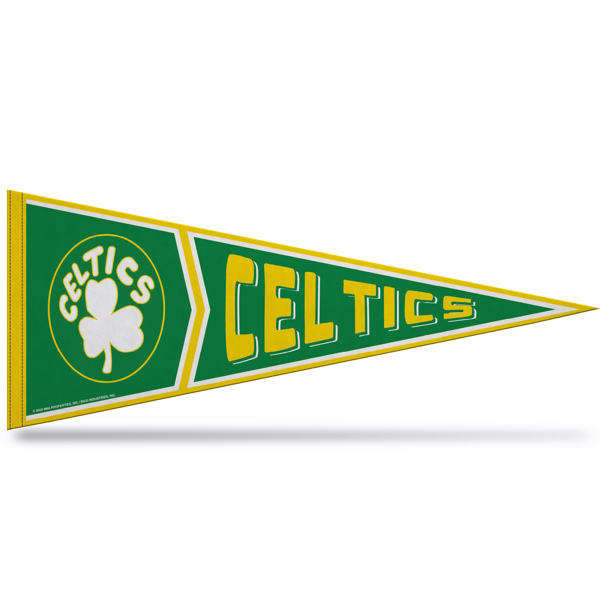 Rico NBA Rico Industries Boston Celtics Retro Soft Felt 12X30 Pennant W/ Header Card