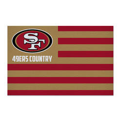 Rico Industries NFL Football San Francisco 49ers Country Felt Wall Décor