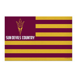 Rico Industries NCAA  Arizona State Sun Devils - ASU Country Felt Wall Décor