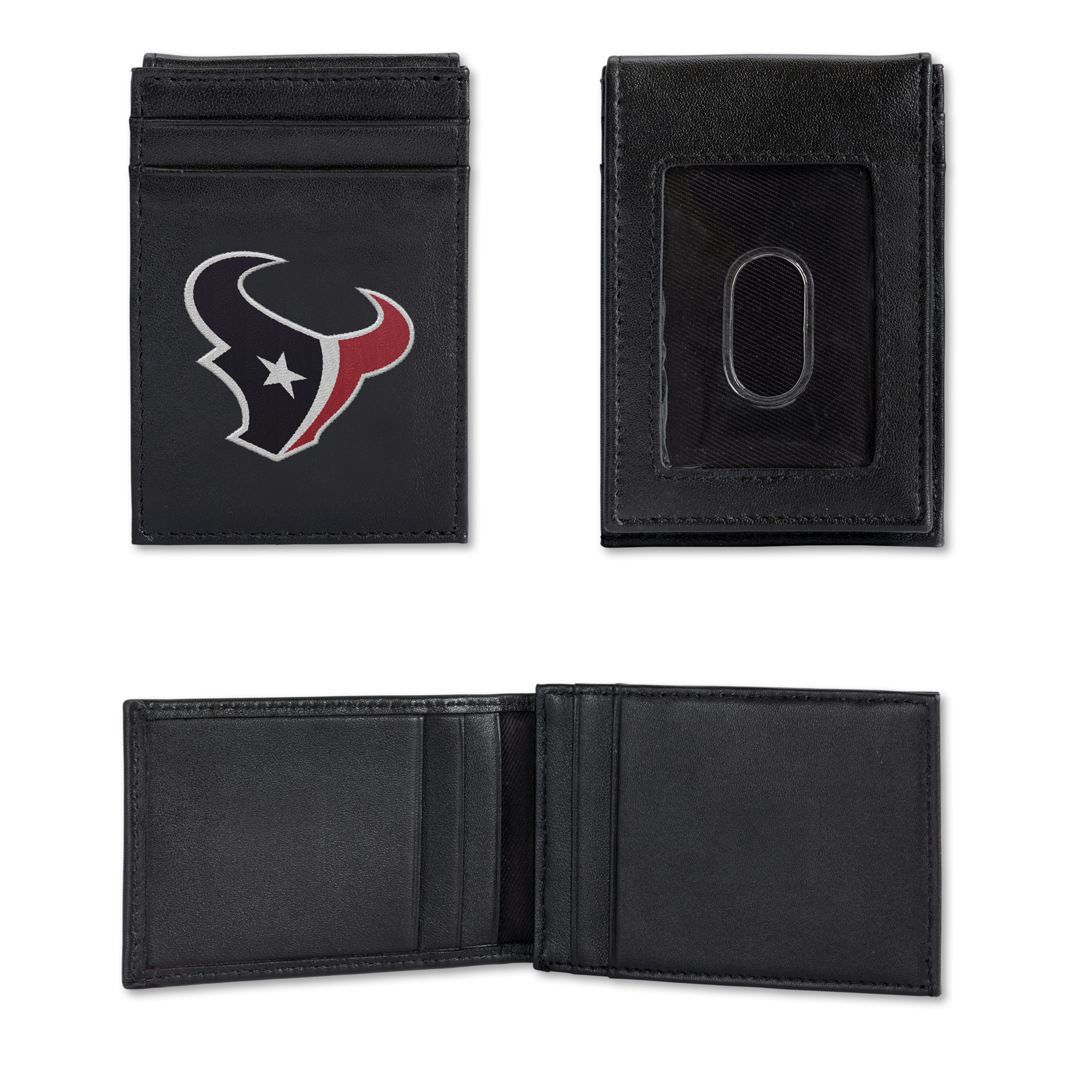Rico NFL Rico Industries Houston Texans  Embroidered Front Pocket Wallet