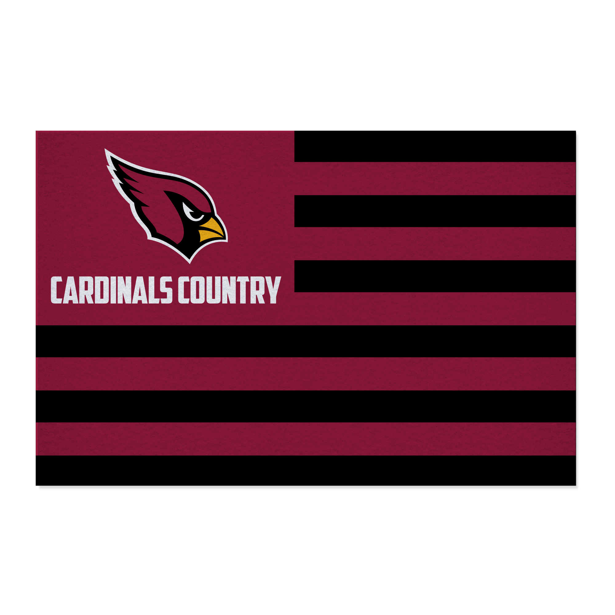 Rico Industries NFL Football Arizona Cardinals Country 25" X 35" Felt Wall Banner