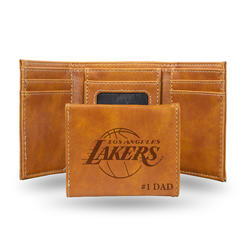 Rico Industries NBA Basketball Los Angeles Lakers #1 DAD Laser Engraved Trifold