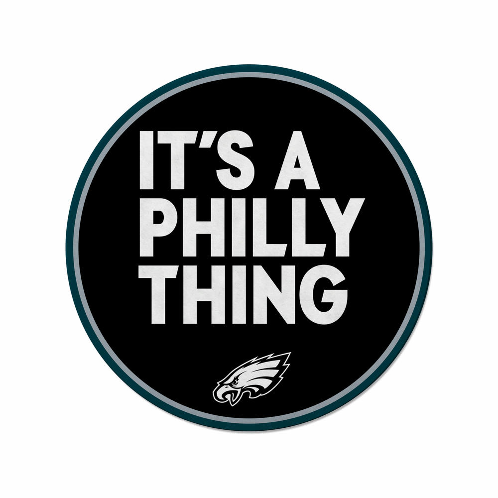 Rico NFL Football Philadelphia Eagles It's A Philly Thing Slogan Shape Cut Pennant