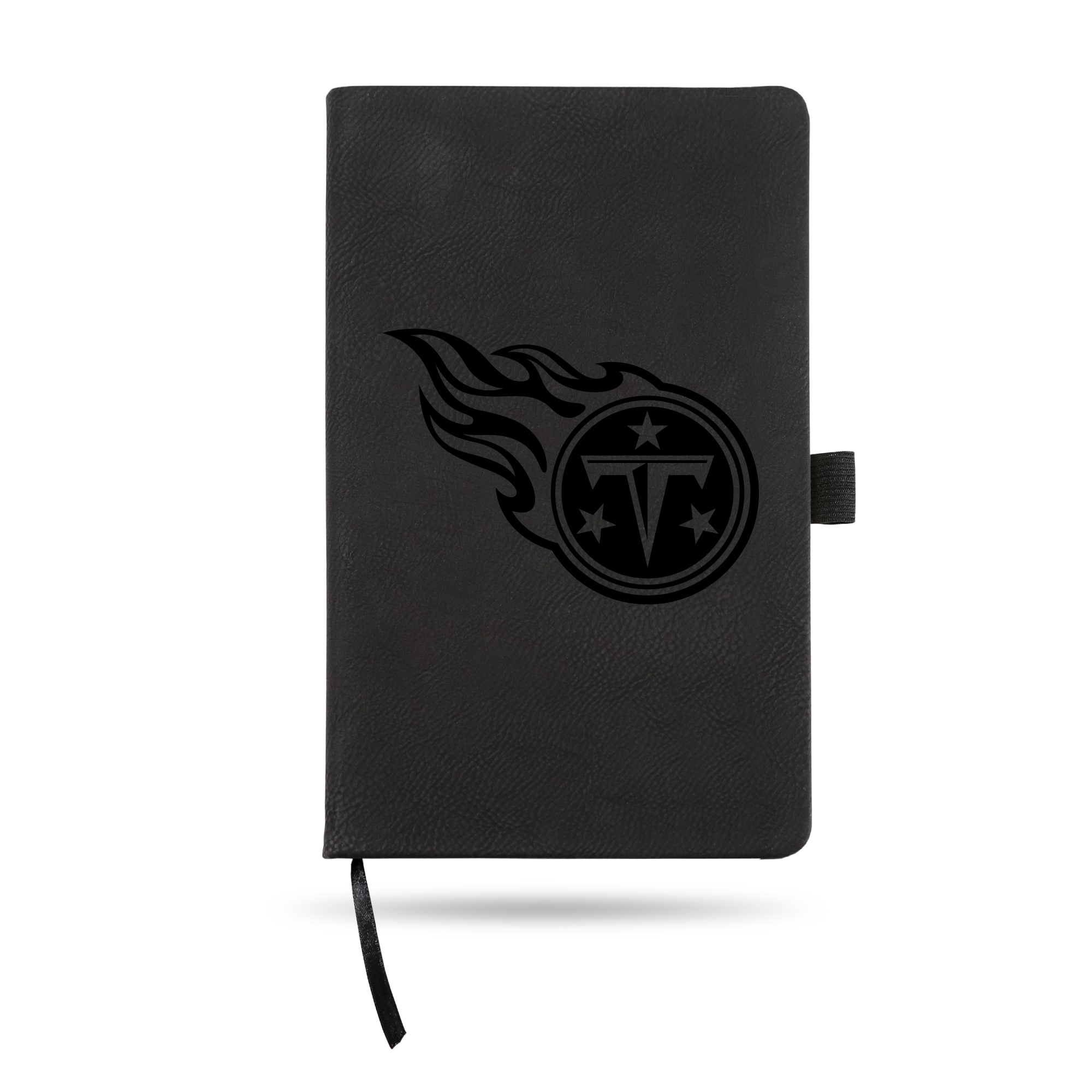Rico Industries NFL Football Tennessee Titans Black - Primary Laser Engraved Small Notepad
