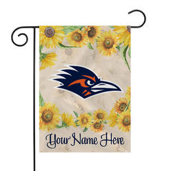 Rico Industries NCAA  Texas-San Antonio Roadrunners - UTSA Sunflower Spring Personalized Garden Flag