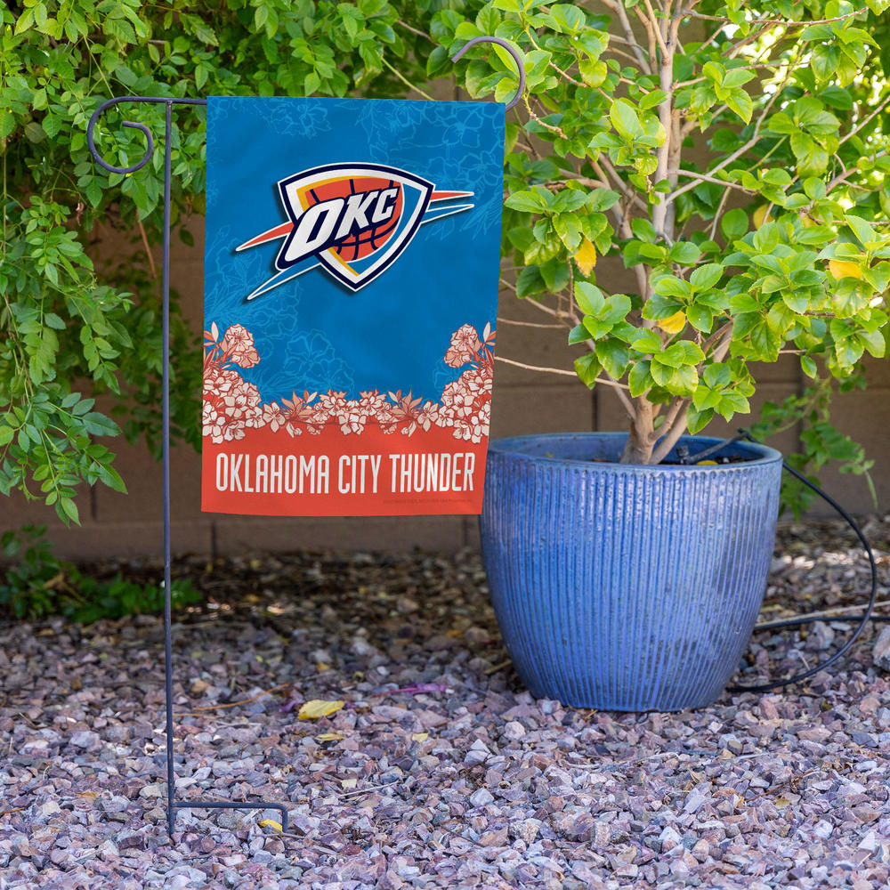 Rico Industries NBA Basketball Oklahoma City Thunder Primary Double Sided Garden Flag