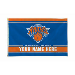 Rico Industries NBA Basketball New York Knicks  Personalized 3' x 5' Banner Flag