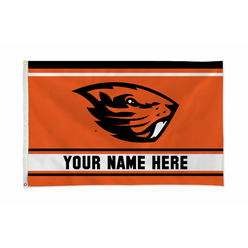 Rico Industries NCAA  Oregon State Beavers  Personalized 3' x 5' Banner Flag