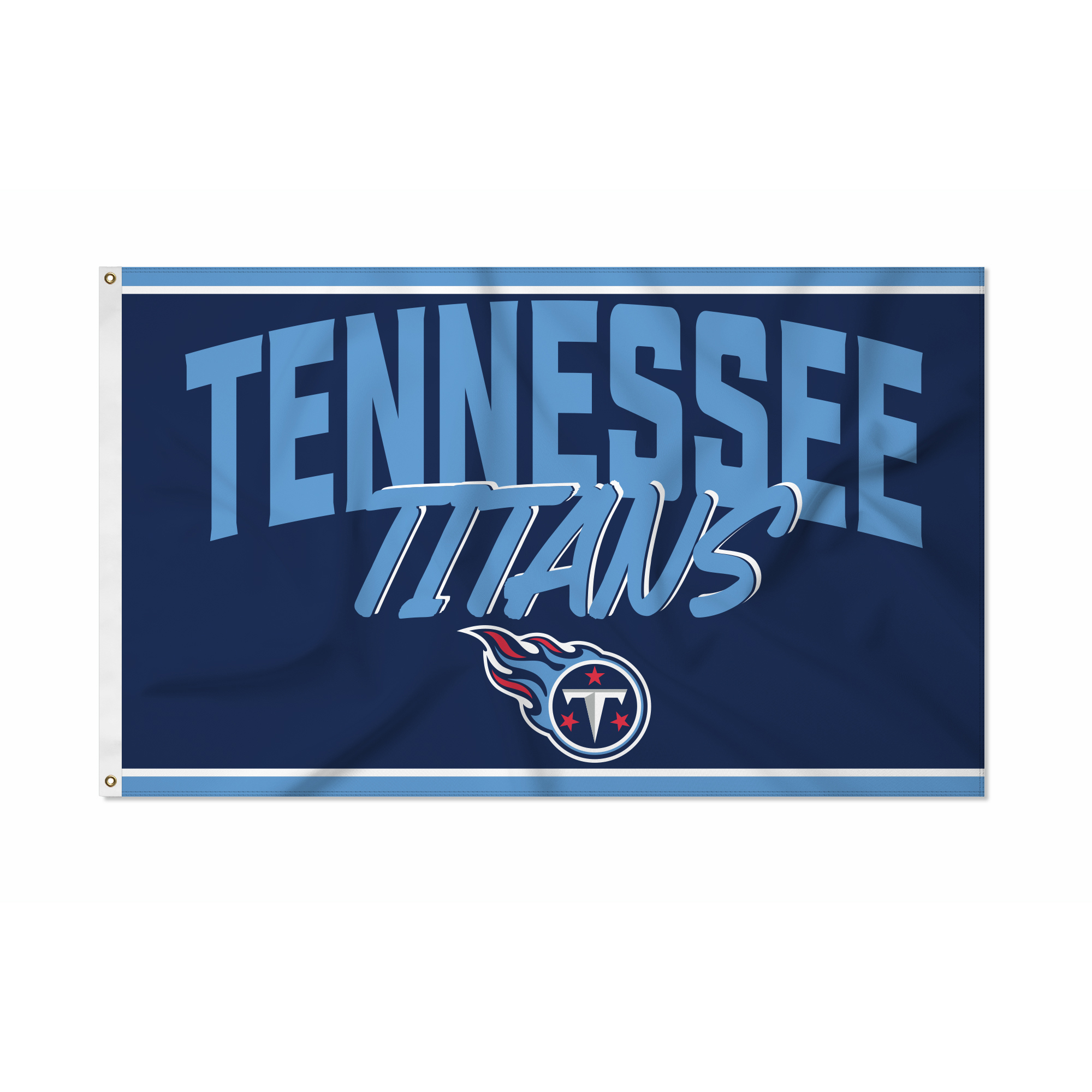 Rico Industries NFL Football Tennessee Titans Script 3' x 5' Banner Flag