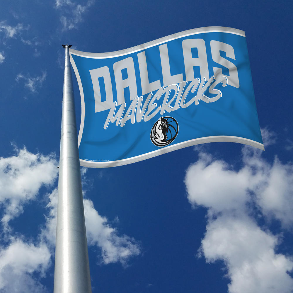 Rico Industries NBA Basketball Dallas Mavericks Script 3' x 5' Banner Flag