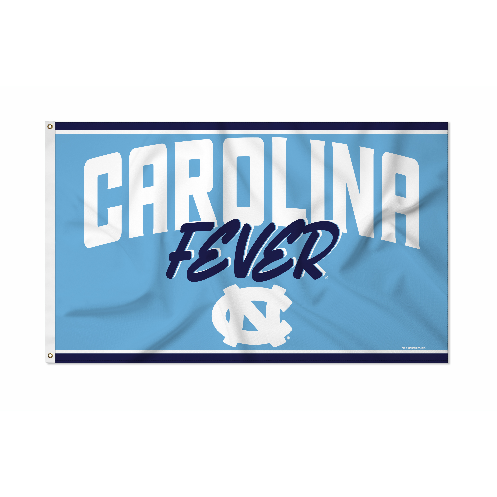 Rico Industries NCAA  North Carolina Tar Heels Script 3' x 5' Banner Flag