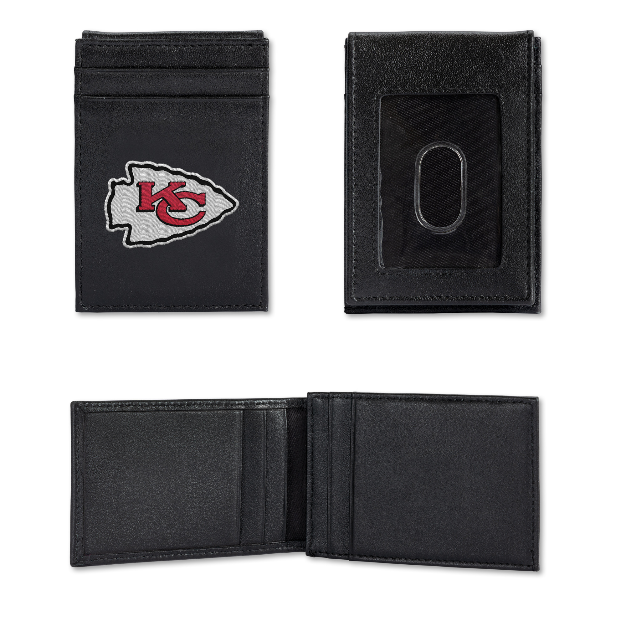 Rico NFL Rico Industries Kansas City Chiefs  Embroidered Front Pocket Wallet