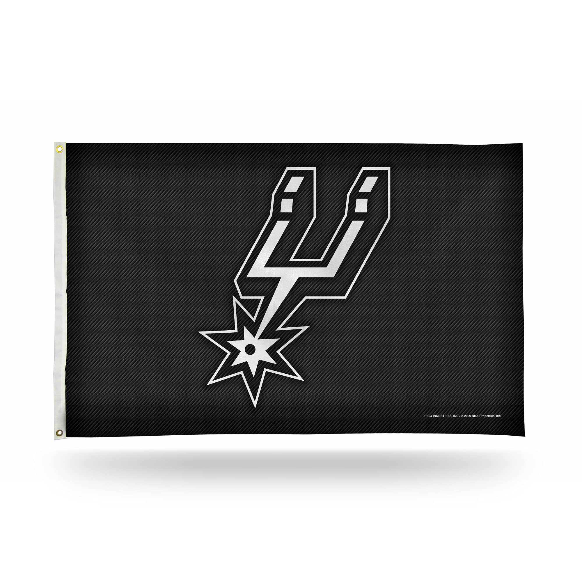 Rico NBA Rico Industries San Antonio Spurs Carbon Fiber 3' x 5' Banner Flag
