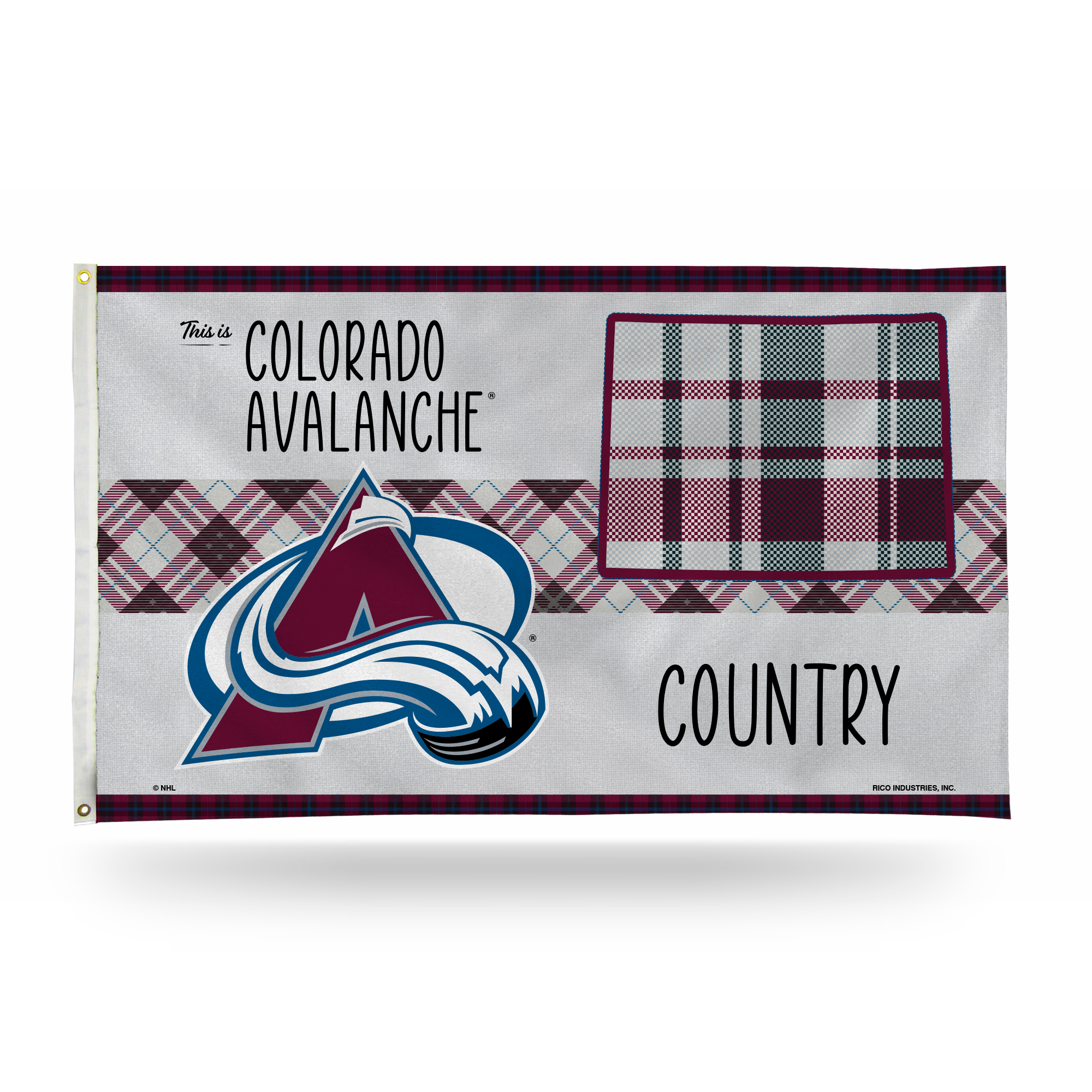 Rico NHL Rico Industries Colorado Avalanche This is Avalanche Country 3' x 5' Banner Flag