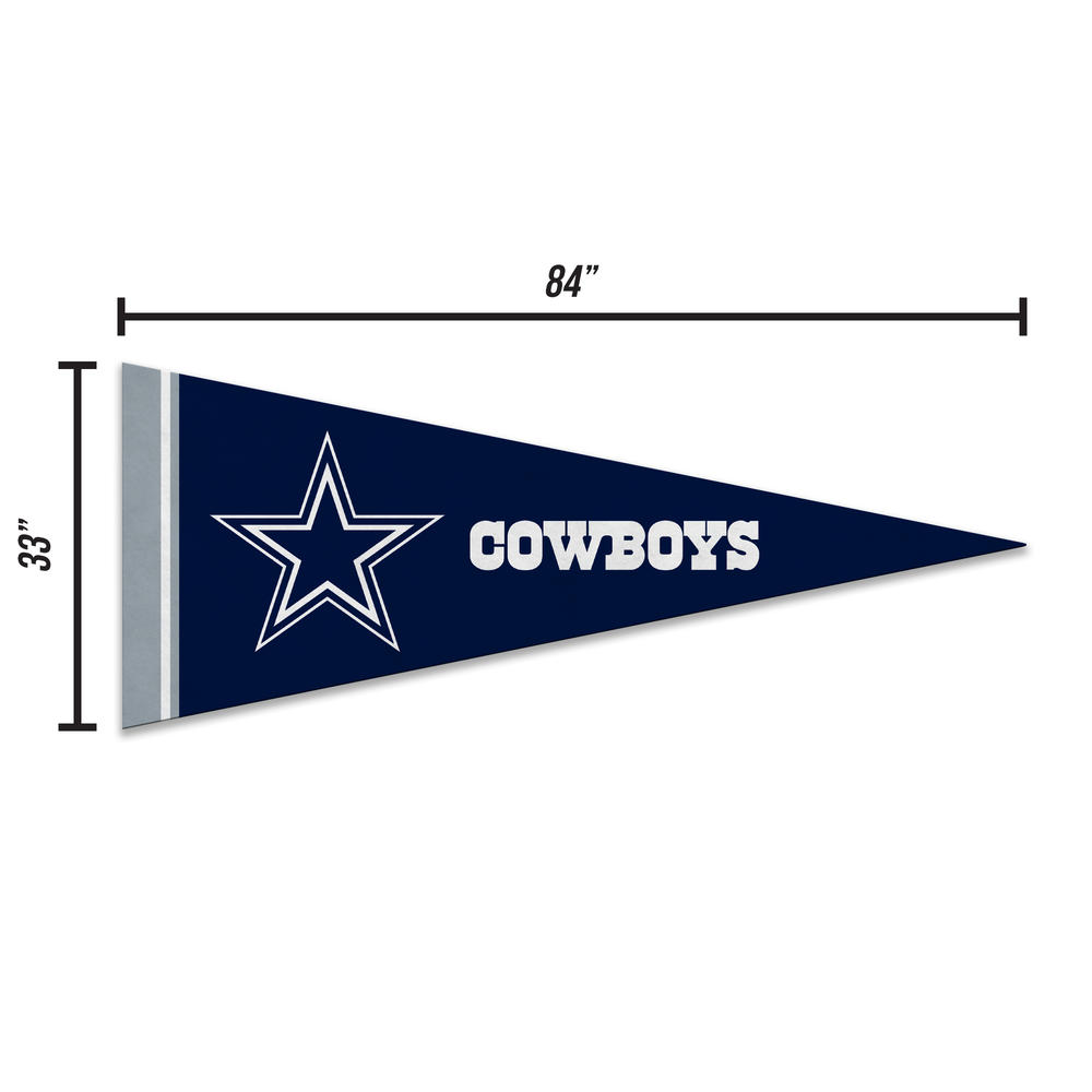 Rico Industries NFL Football Dallas Cowboys  Large 7ft Pennant
