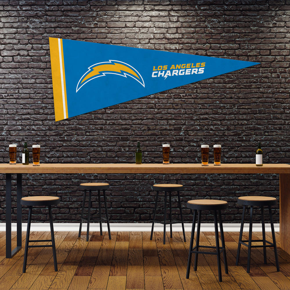 Rico Industries NFL Football Los Angeles Chargers  Large 7ft Pennant