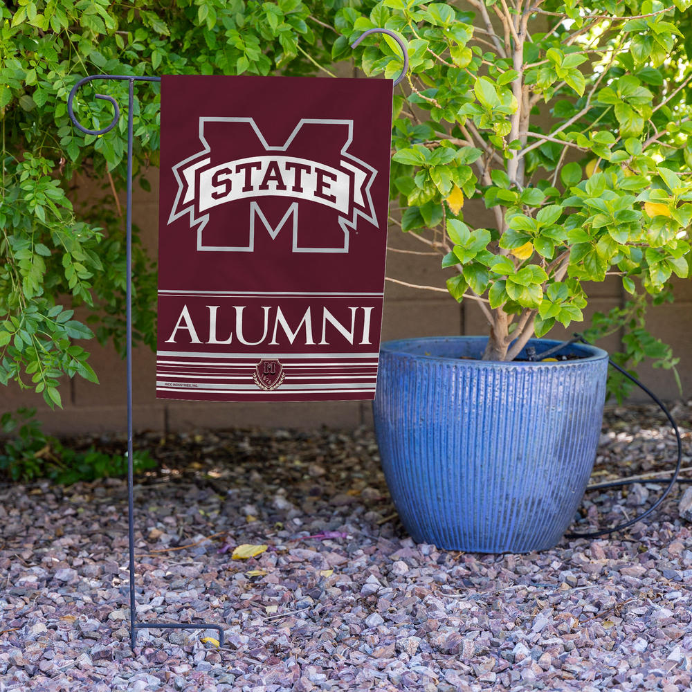 Rico Industries NCAA  Mississippi State Bulldogs Alumni Double Sided Garden Flag