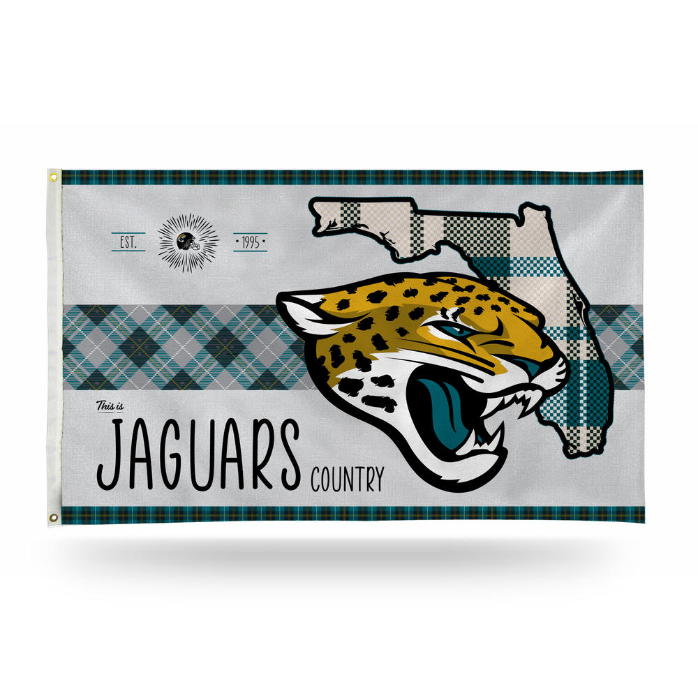 Rico Industries NFL Football Jacksonville Jaguars This is Jaguars Country 3' x 5' Banner Flag