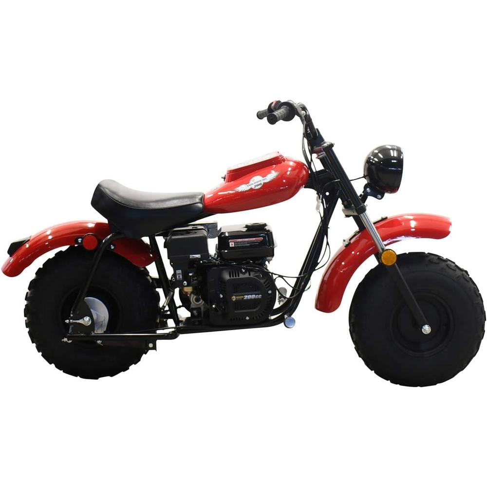 Massimo Motor MB200 196CC Engine Super Size Mini Moto Trail Bike MX Street for Kids and Adults Wide Tires Motorcycle Powersport