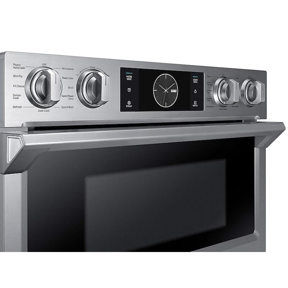 SAMSUNG NQ70M7770DS 30" Smart Microwave Combination Wall Oven with Flex Duo(TM) in Stainless Steel