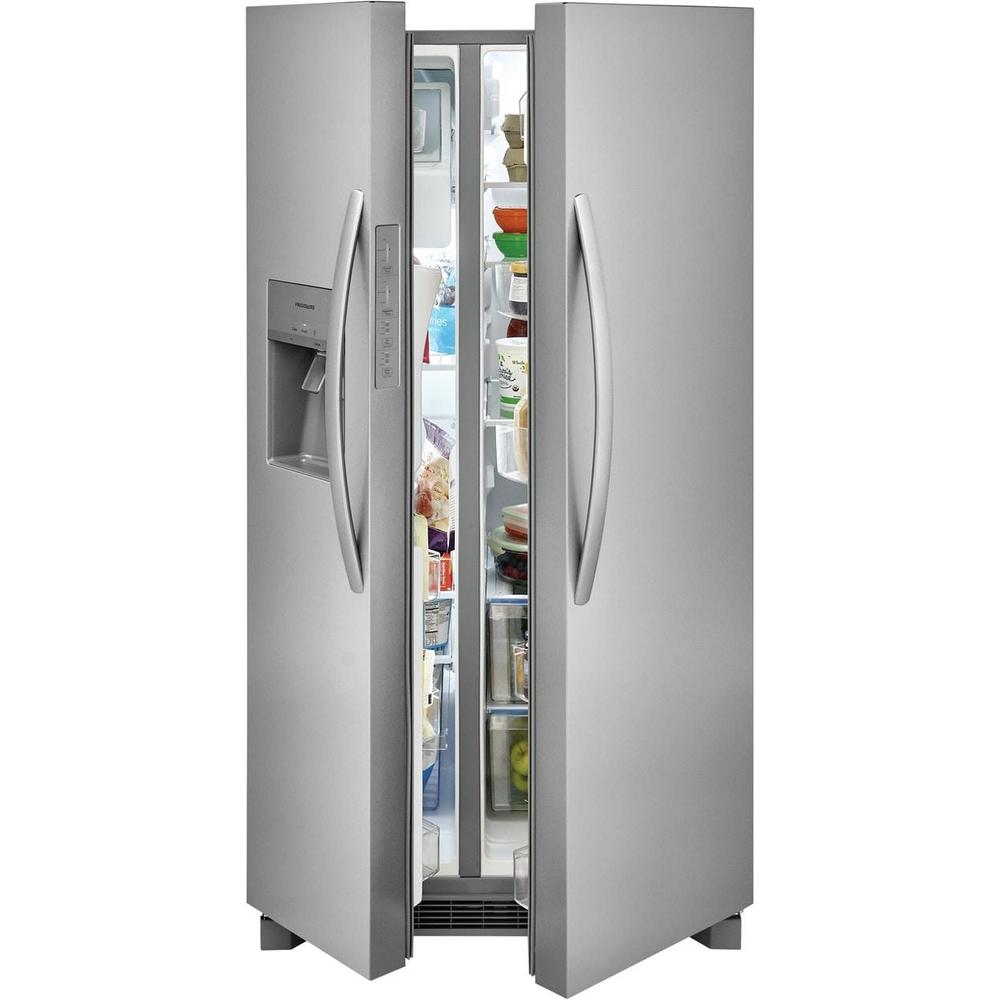FRIGIDAIRE FRSS2623AS Frigidaire 25.6 Cu. Ft. 36'' Standard Depth Side by Side Refrigerator