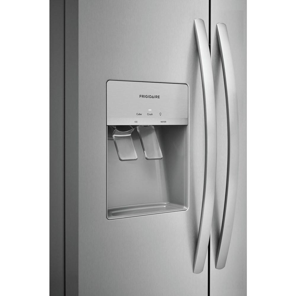 FRIGIDAIRE FRSS2623AS Frigidaire 25.6 Cu. Ft. 36'' Standard Depth Side by Side Refrigerator