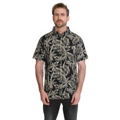 Pacific Marlin Men's Short Sleeve Hawaiian Woven Shirt