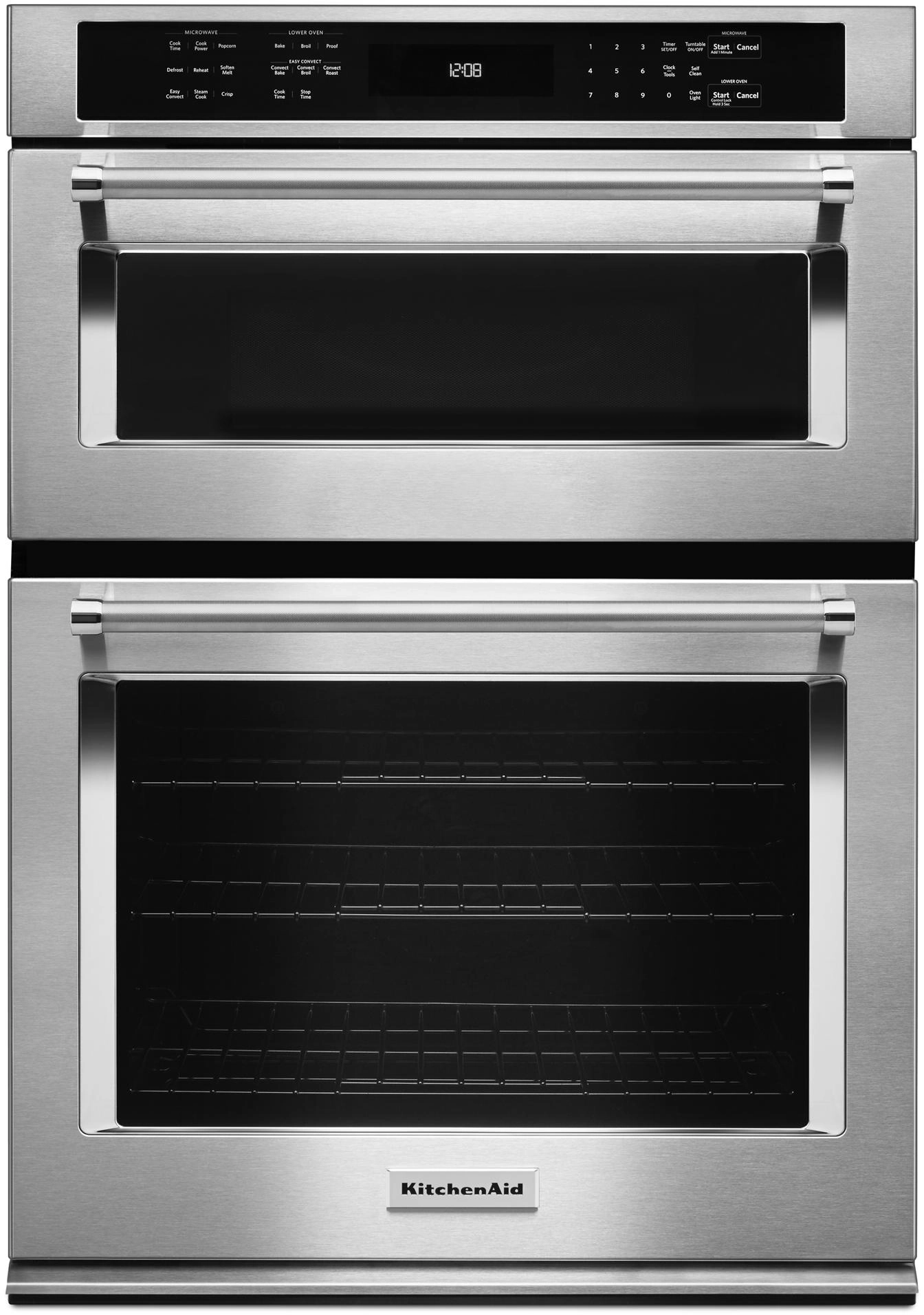 KitchenAid KOCE500ESS 30 Inch Built-In Combination Wall Oven with Even Heat True Convection