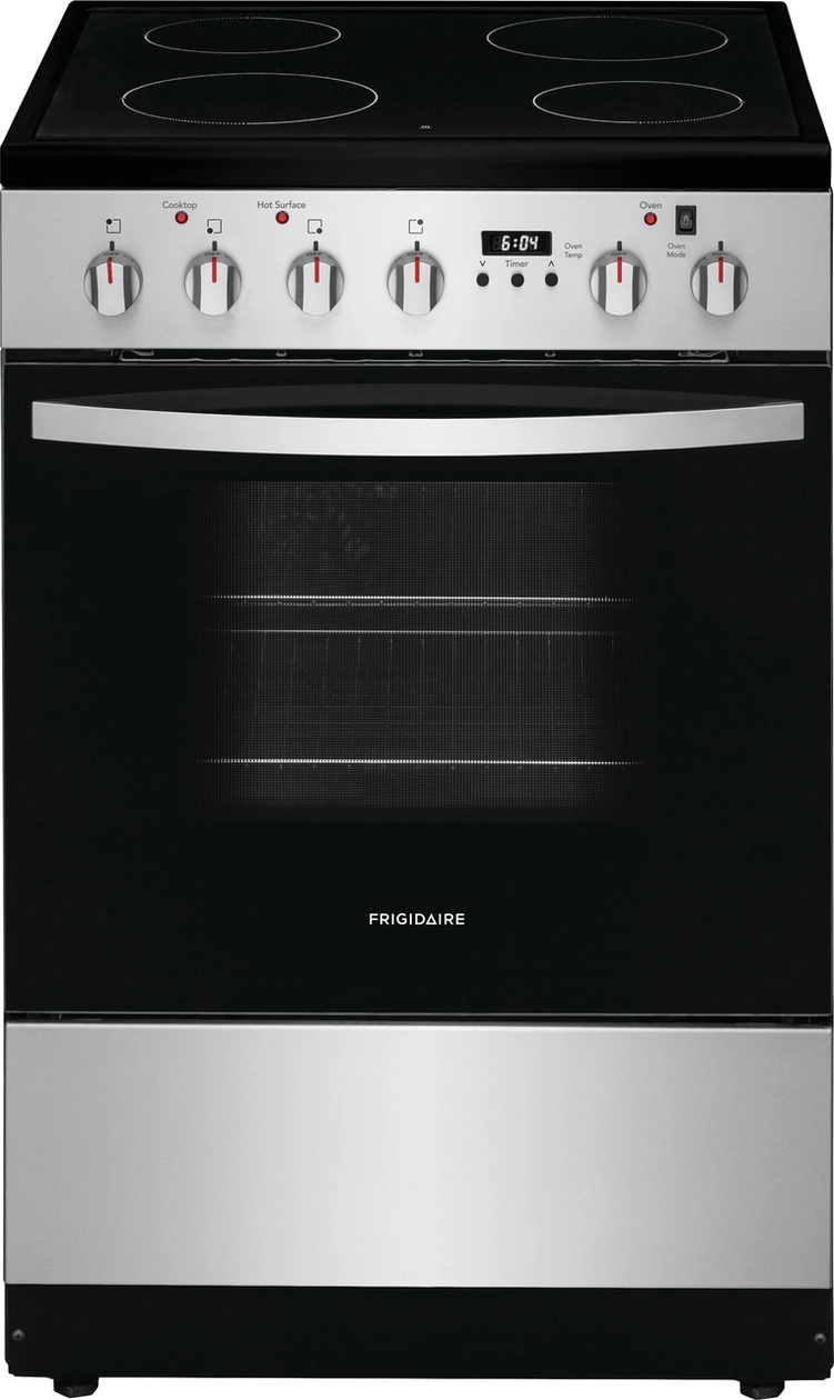 Frigidaire 24 Inch Freestanding Electric Range with 4 Smoothtop Elements