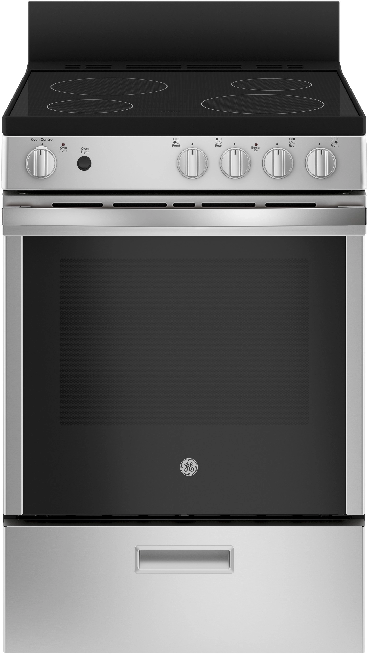 General Electric 24 Inch Freestanding Electric Range with 4 Radiant Smoothtop Burner
