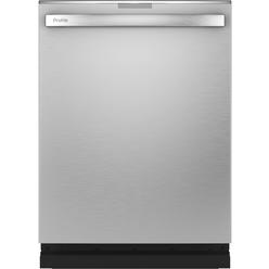 General Electric Built In Dishwasher with Top Control Controls 700 Series Wash System Stainless Steel Interior Material Fingerprint Resistant