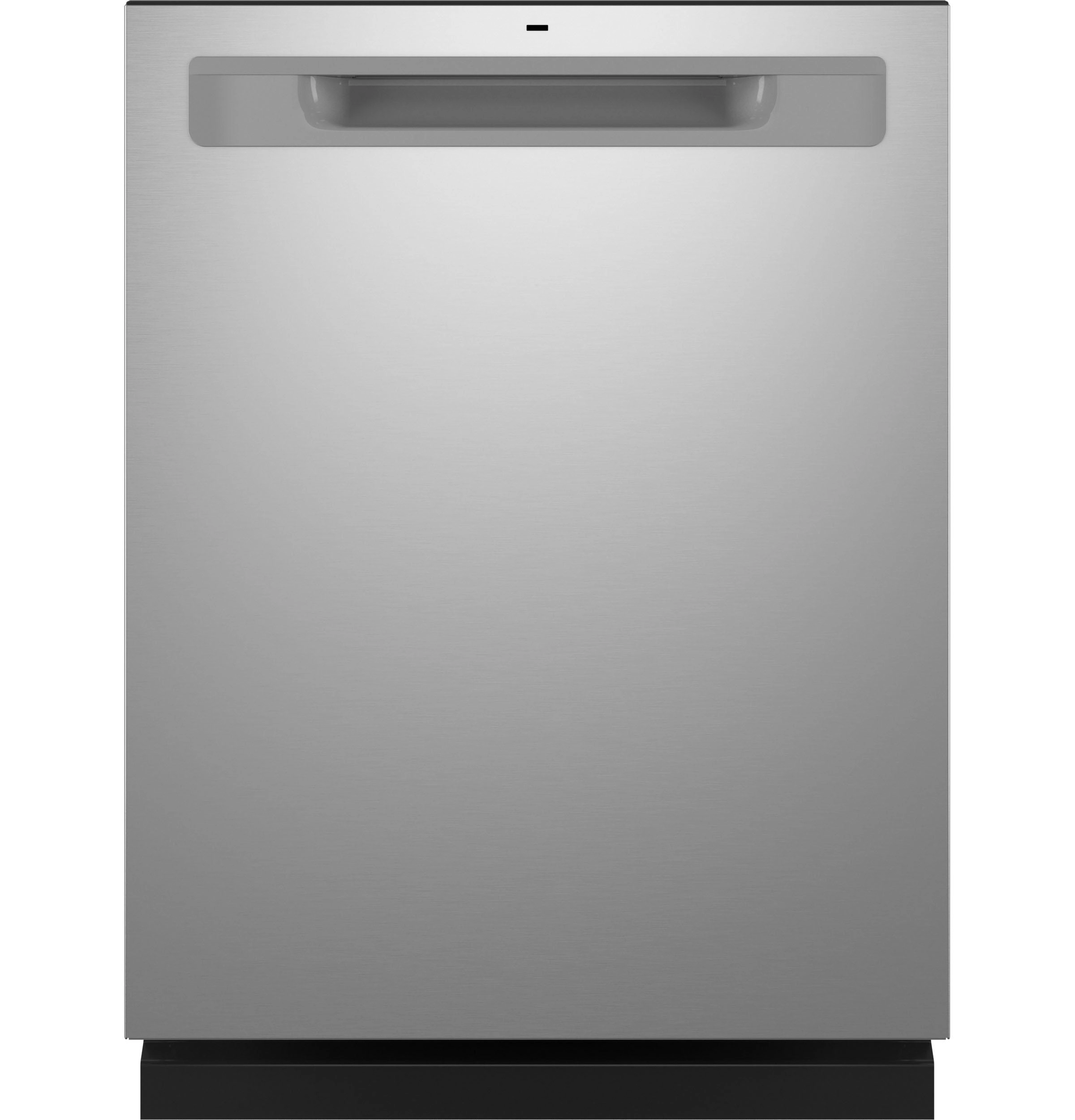 General Electric Built In Dishwasher with Pocket Controls 600 Series Wash System Plastic Interior Material Fingerprint Resistant Stainless