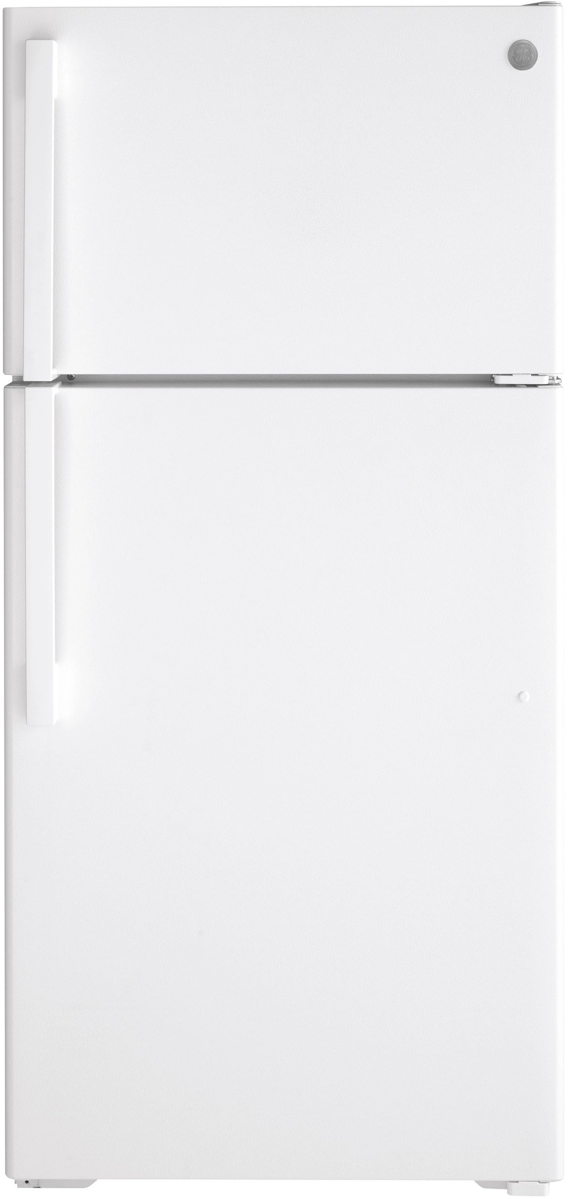 General Electric Top Freezer Refrigerator With Handle No Icemaker With Energy Star Energy 16 Cubic Feet Capacity Wire Shelves