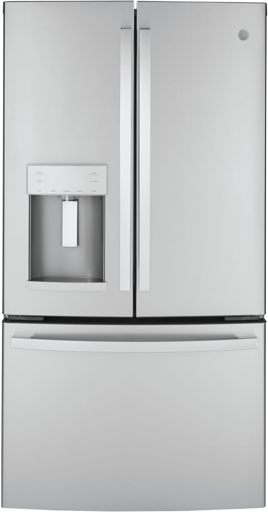 General Electric GYE22GYNFS 36 Inch, 22.1 Cu.Ft. Freestanding Counter Depth French Door Refrigerator