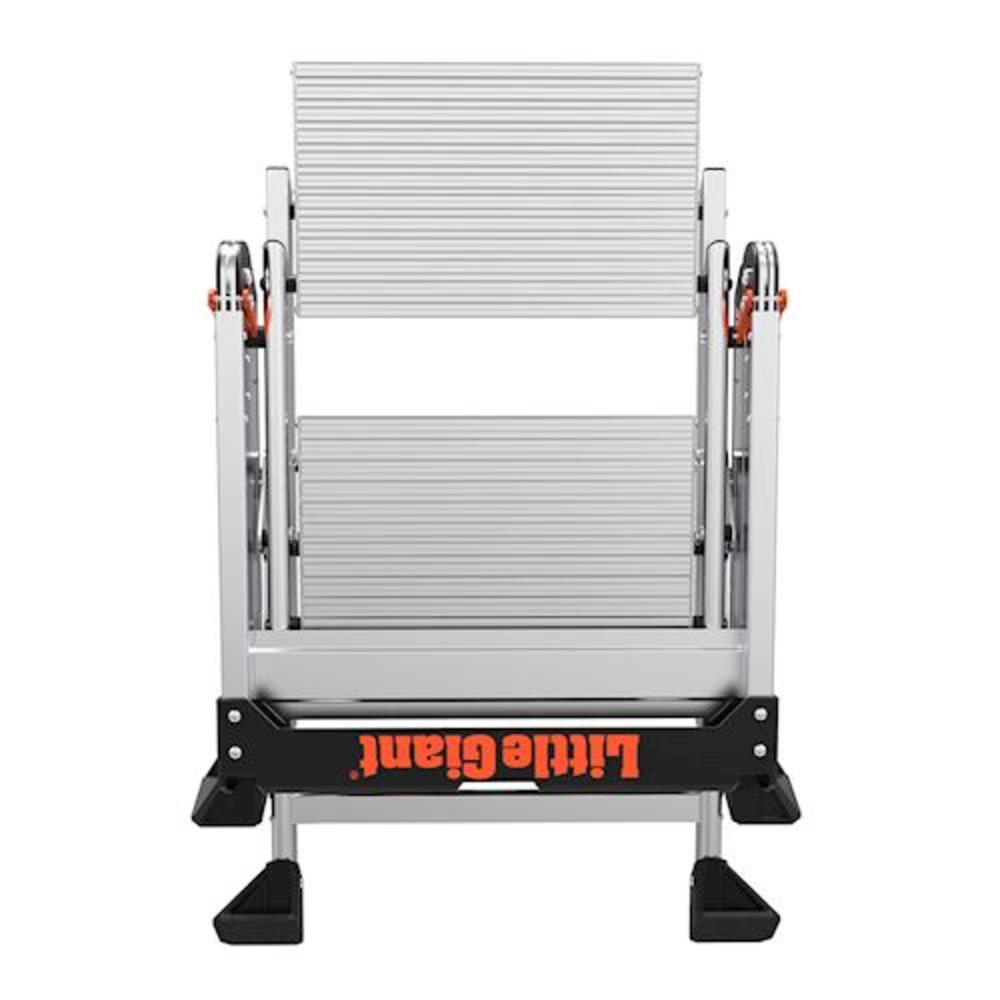 Little Giant Ladder Systems, LLC JUMBO STEP, 2-Step Model - ANSI Type IAA - 375 lb Rated, Aluminum Step Stool with Handrail