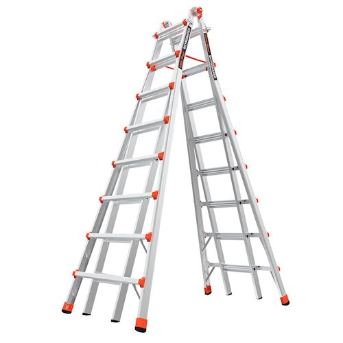 Little Giant Ladder Systems, LLC Little Giant Ladders Little Giant 10109 Little Giant Ladders Telescoping Stepladder,Aluminum,IA,15ft  10109