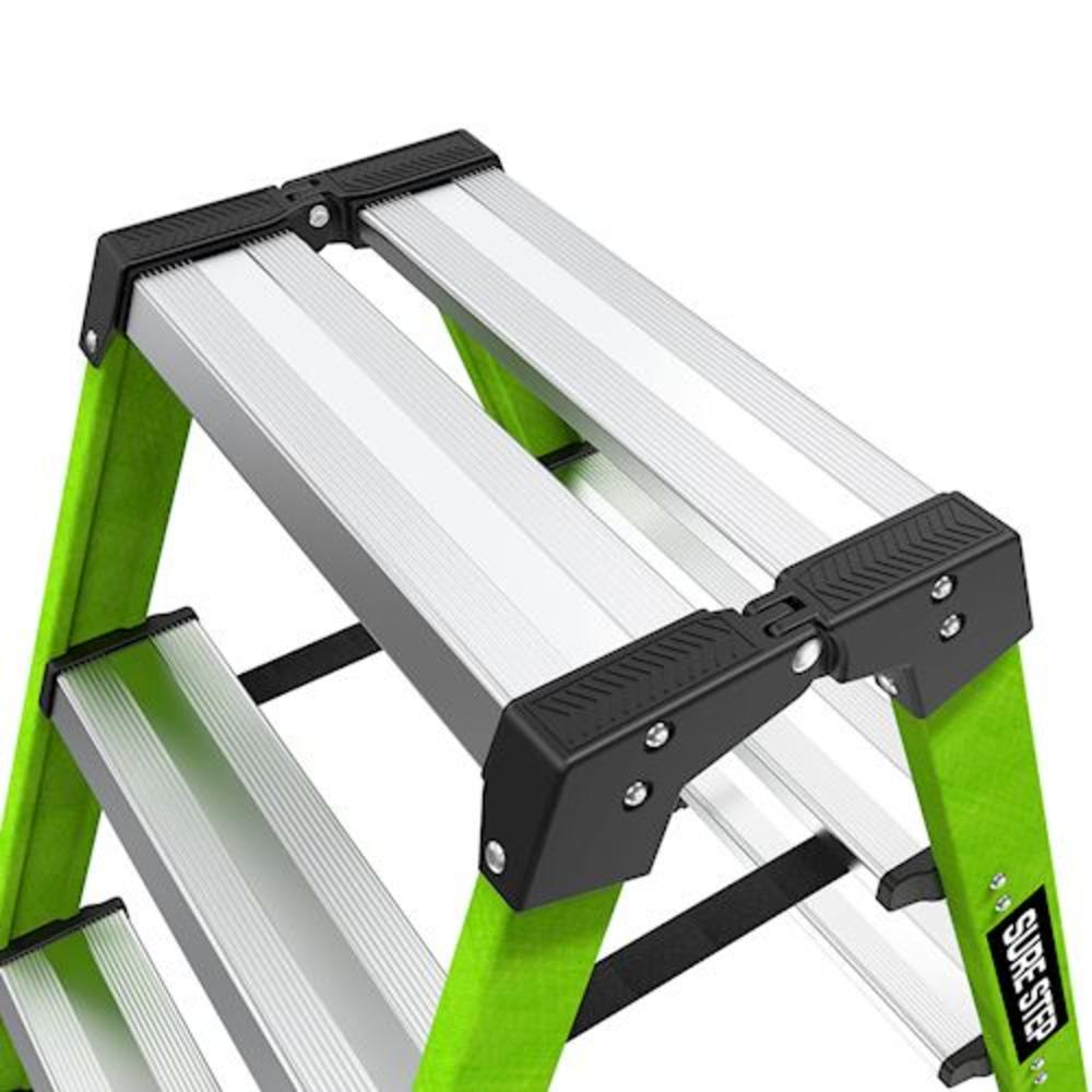 Little Giant Ladder Systems, LLC SURE STEP, 3-Step Model - ANSI Type 1AA - 375 lb Rated, Double-Sided Fiberglass Step Stool
