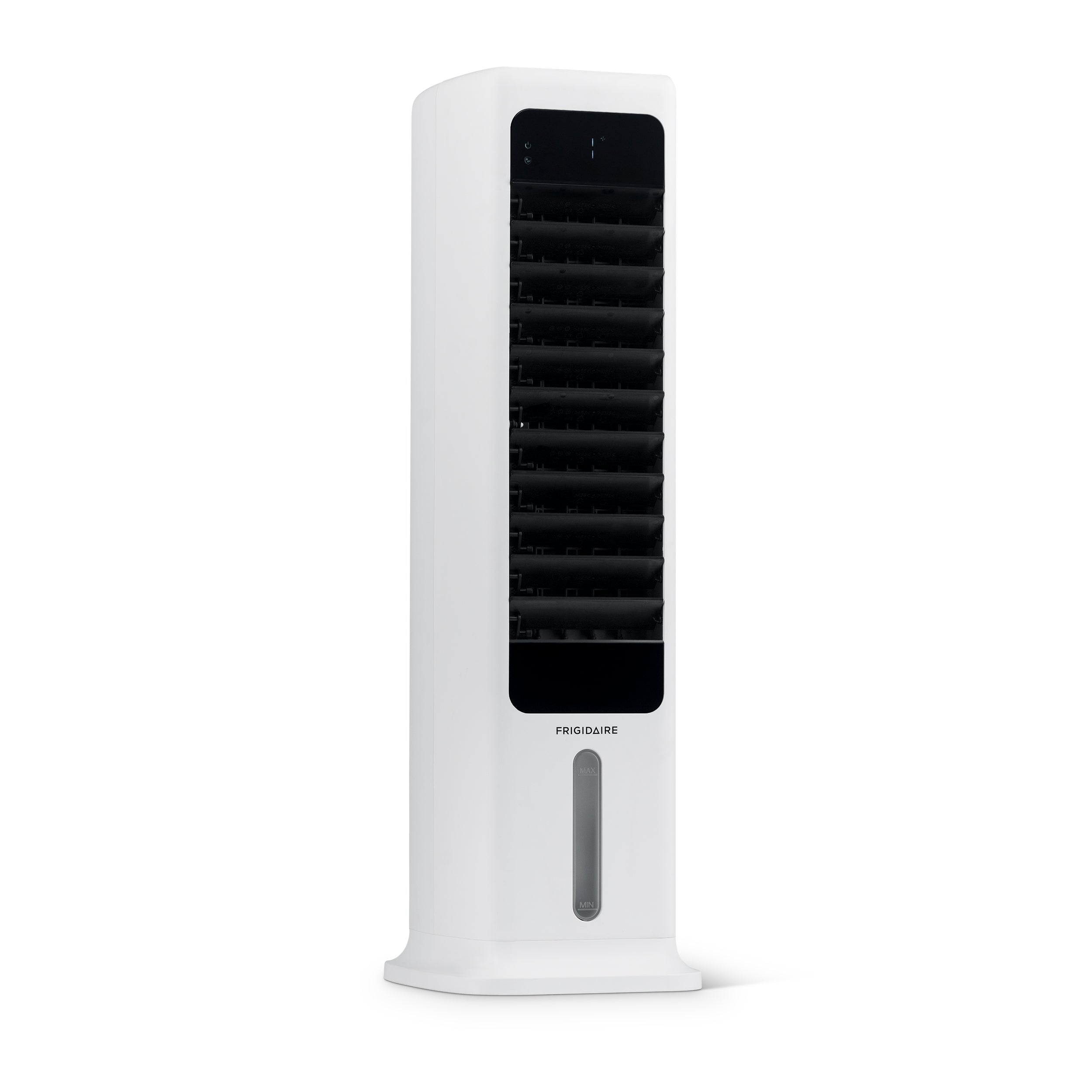 Frigidaire 2-in-1 Evaporative Air Cooler and Tower Fan, Cools up to 215 sq. ft. Slim Contemporary Design