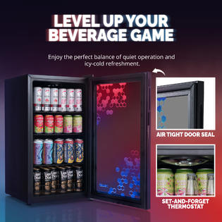 NewAir NBC126HX00 Newair Prismatic™ Series 126 Can Beverage