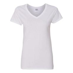 Gildan Heavy Cotton Womens V-Neck T-Shirt