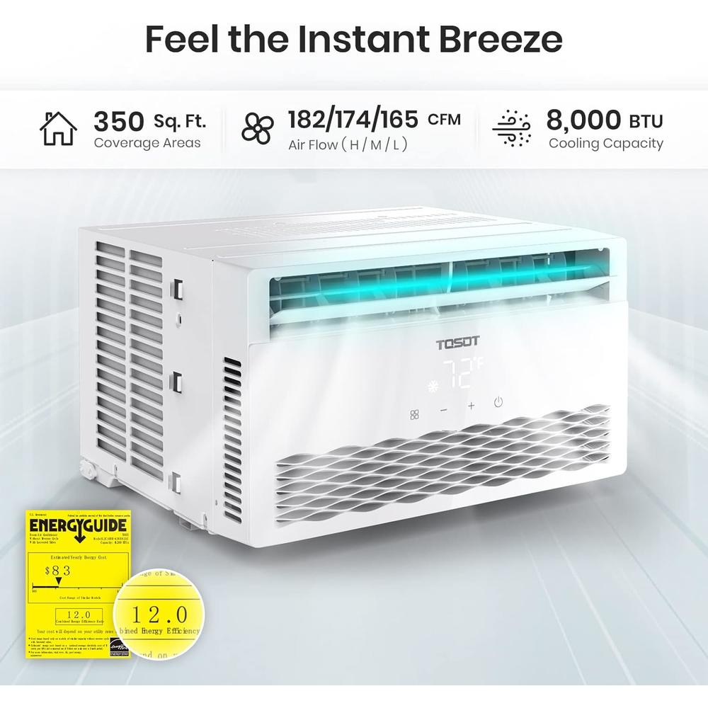 Tosot Chalet 8,000 BTU Window Air Conditioner