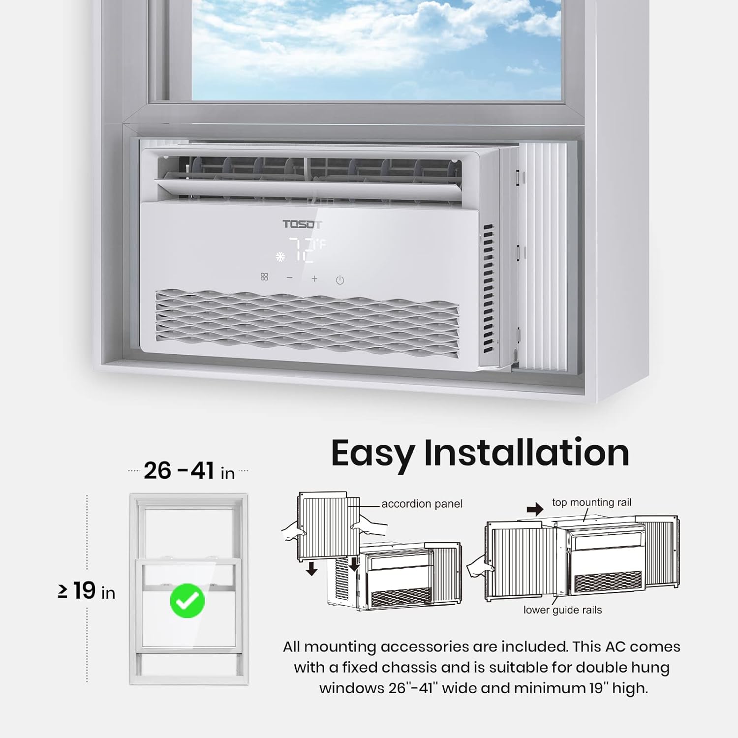 Tosot Chalet 8,000 BTU Window Air Conditioner