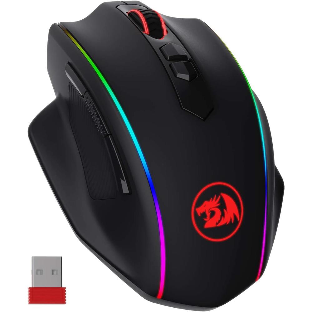 Redragon M686 2.4Ghz Wireless/Wired RGB Gaming Mouse, 16000 DPI