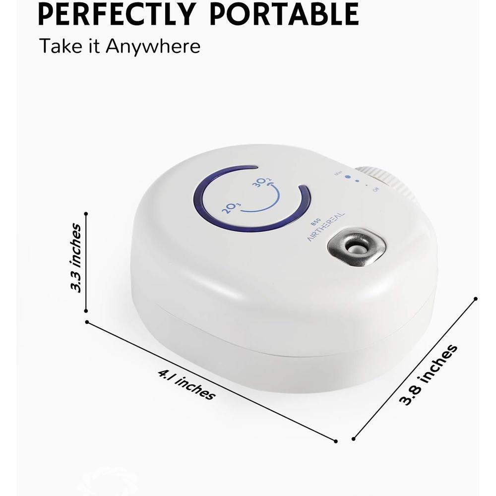 Airthereal B50 Mini Ozone Generator Air Purifier- Removes Odors and Sterilizes Air in Small Spaces Up To 320 Sq Ft
