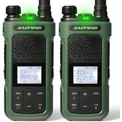 BAOFENG G11S GMRS Radio, NOAA Weather Radio Walkie Talkie Rechargeable, Long Range Two Way Radio with Earpiece, 1 Pair